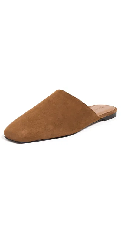 Madewell The Mylie Glove Mules Glazed Walnut In Brown