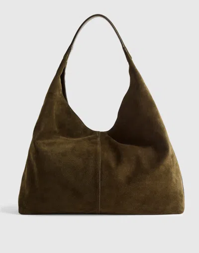 Madewell The Mylie Large Shoulder Bag In Green