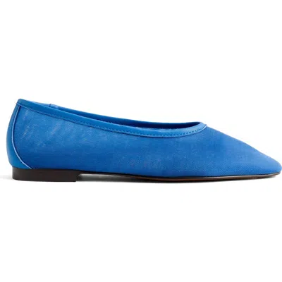 Madewell The Mylie Mesh Ballet Flat In Blue