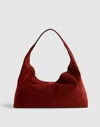 Madewell The Mylie Shoulder Bag In Red