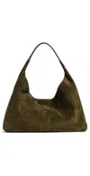 Madewell The Mylie Shoulder Bag In Italian Leather Loden In Green