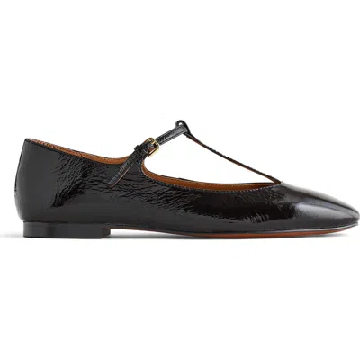 Madewell The Mylie T-strap Flat In Black