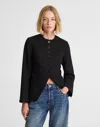 Madewell The Nolita Cutaway Blazer In Black