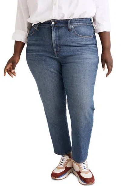 Madewell The Perfect High Waist Tapered Jeans In Drayton Wash