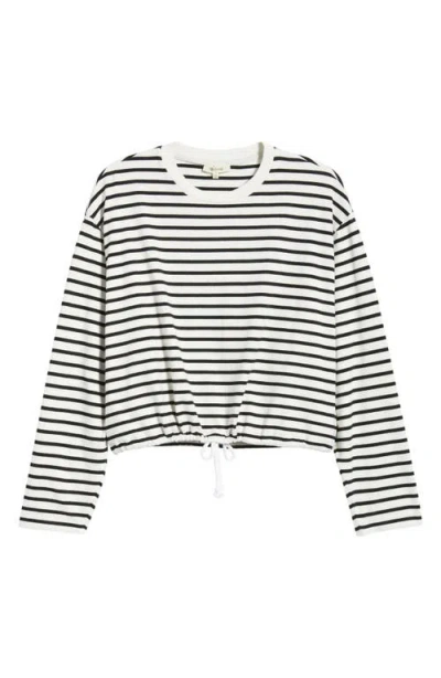 Madewell The Perfect Tie Waist Cotton T-shirt In White