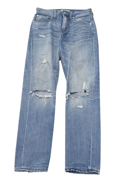 Madewell The Perfect Vintage Jeans In Blue Cotton Denim