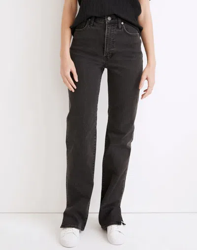 Madewell The Perfect Vintage Jeans Women's Black Denim Straight Leg Jdm1067