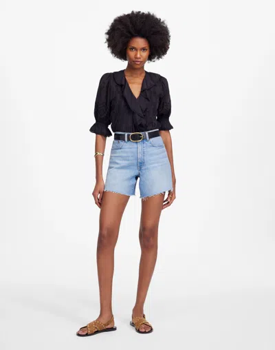 Madewell The Perfect Vintage Mid-length Jean Short In Altoona Wash