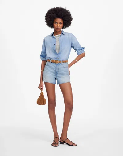 Madewell The Perfect Vintage Short In Quail Wash