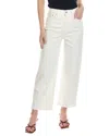 Madewell The Perfect Vintage Tile White Wide Leg Crop Jean In White