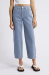 Madewell The Perfect Vintage Wide Leg Crop Jeans In Indigo Railroad