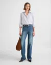 Madewell The Perfect High Waist Wide Leg Jeans In Blue