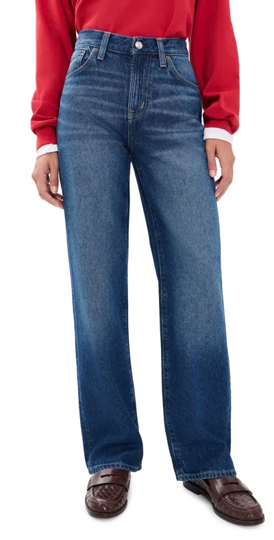 Madewell The Perfect Vintage Wide-leg Jeans In Airy Denim Bedford Wash