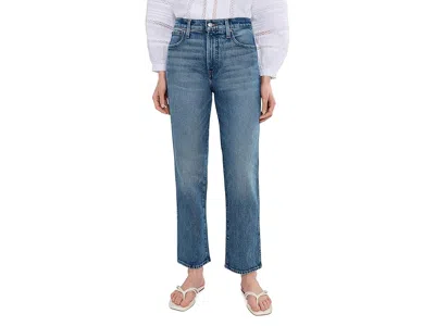 Madewell The Petite Longline Straight Jeans In Pickett Wash Pickett Wash In Multi