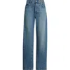 Madewell The Pieced Barrel Leg Jeans In Blue
