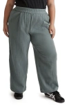 MADEWELL MADEWELL THE PLUS UNTAILORED WIDE LEG CROP PANTS