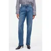 Madewell The Rail Straight Leg Jeans In Reston Wash