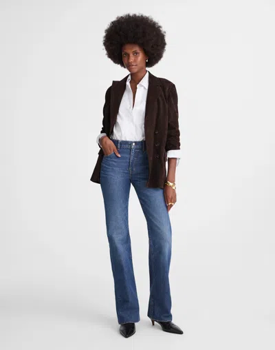 Madewell The Relaxed Bootcut Jean In Blue