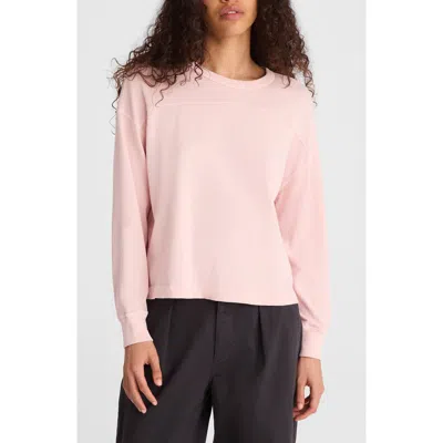 Madewell The Relaxed Crewneck Sweatshirt In Pink
