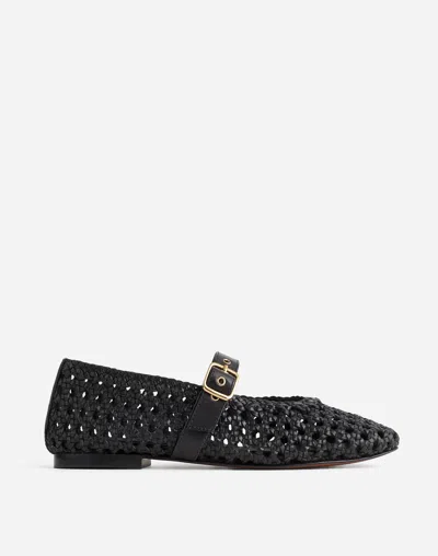 Madewell The Remy Mary Jane Flat In True Black