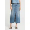 Madewell The Rilee Denim Midi Skirt