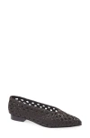 Madewell The Ruth Ballet Flat In Dark Carob