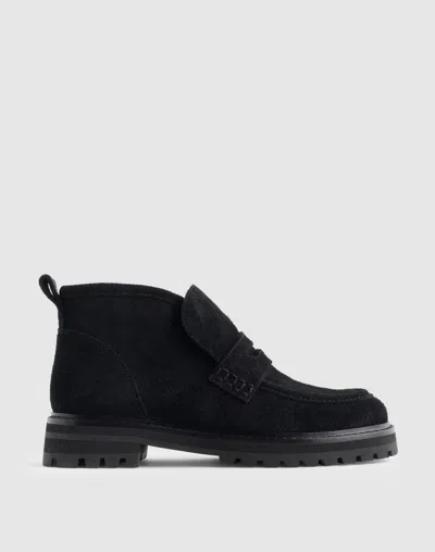 Madewell The Ryder Ankle Boot In Black