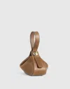 Madewell The Sculpted Metal Wristlet Bag