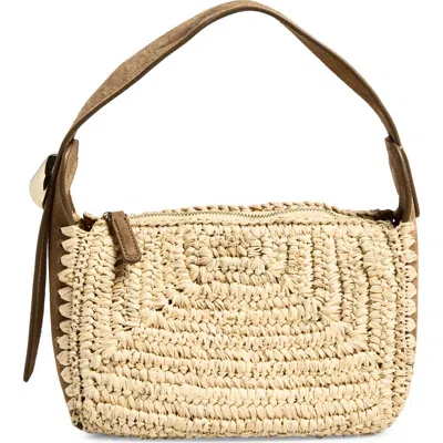 Madewell The Sculpted Metal Wristlet Bag In Neutral