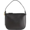Madewell The Sculpted Metal Wristlet Bag In Black