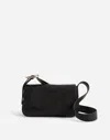 Madewell The Sculptural Buckle Crossbody Bag In True Black