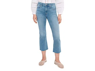 Madewell The Short Stretch Flare Crop Jean In Coastal Blue