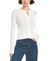 Madewell The Signature Open Knit Cardigan In White