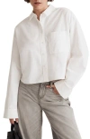 MADEWELL MADEWELL THE SIGNATURE OXFORD CROP SHIRT