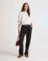 Madewell The Signature Trouser Pant In Black