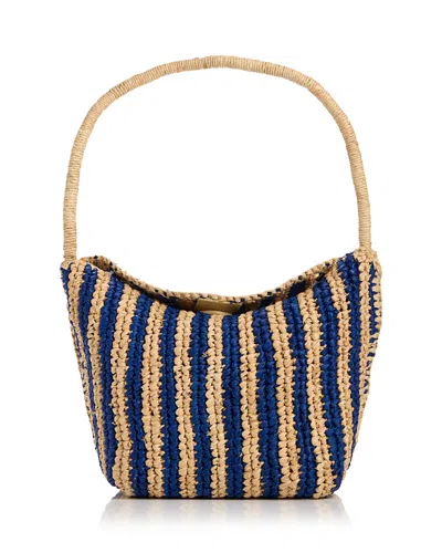 Madewell The Signature Woven Raffia Shoulder Bag In Brown