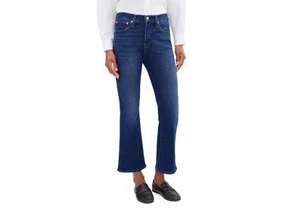 Madewell The Stretch Flare Crop Jean In Osgoode In Blue