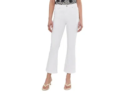 Madewell The Stretch Flare Crop Jean In Tile White