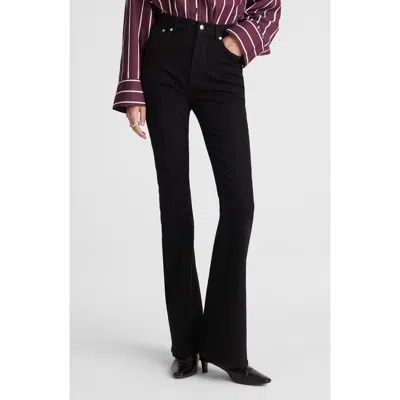 Madewell The Stretch Flare Jeans In Black