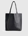 Madewell The Studded Tote In Black