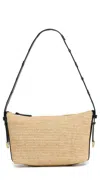 Madewell The Sun Medallion Straw Shoulder Bag Natural Multi
