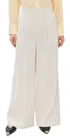Madewell The Superwide-leg Trousers Tan And Black Stripe In Tan And Black Stripe