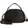 Madewell The Sydney Zip Top Crossbody Bag In True Black
