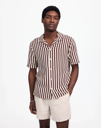 Madewell The Textured Knit Camp-collar Shirt