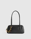 Madewell The Top-zip Mini Shoulder Bag In Black