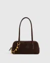Madewell The Top-zip Mini Shoulder Bag In Brown