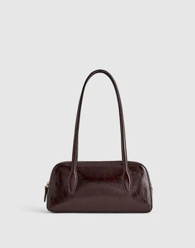 Madewell The Top-zip Mini Shoulder Bag In Brown