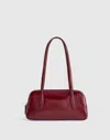 Madewell The Top-zip Mini Shoulder Bag In Burgundy