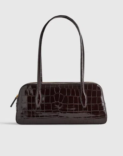 Madewell The Top-zip Shoulder Bag In Brown