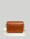 Madewell The Transport Flap Nh488 Bag Womens Brown Leather Shoulder Strap Erk414 In Brown